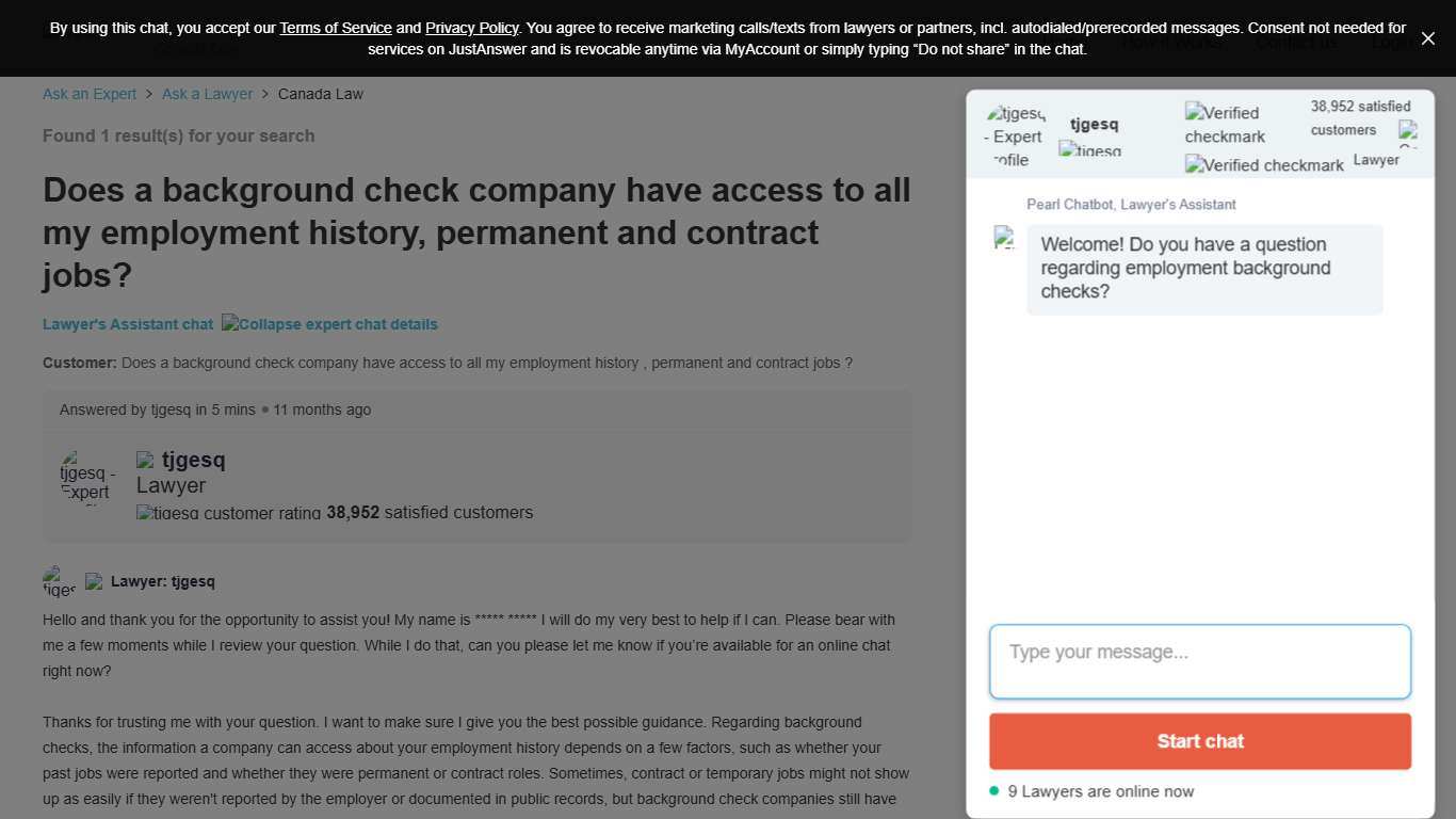 Do Background Check Companies See All Jobs?